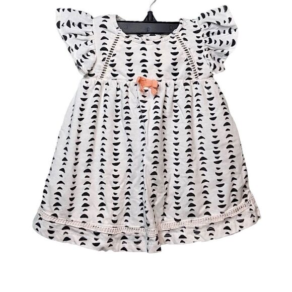 Jessica Simpson Printed Ruffle Short Sleeve Dress in Size 3-6 Months - Picture 1 of 13